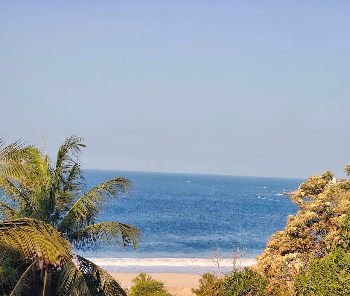 Vista al mar desde el hotel